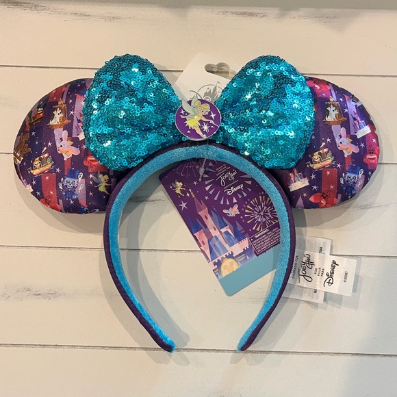 ✨ Disney Parks by Joey Chou Mickey Minnie Mouse Ear Headband ✨ NWT - Picture 1 of 3